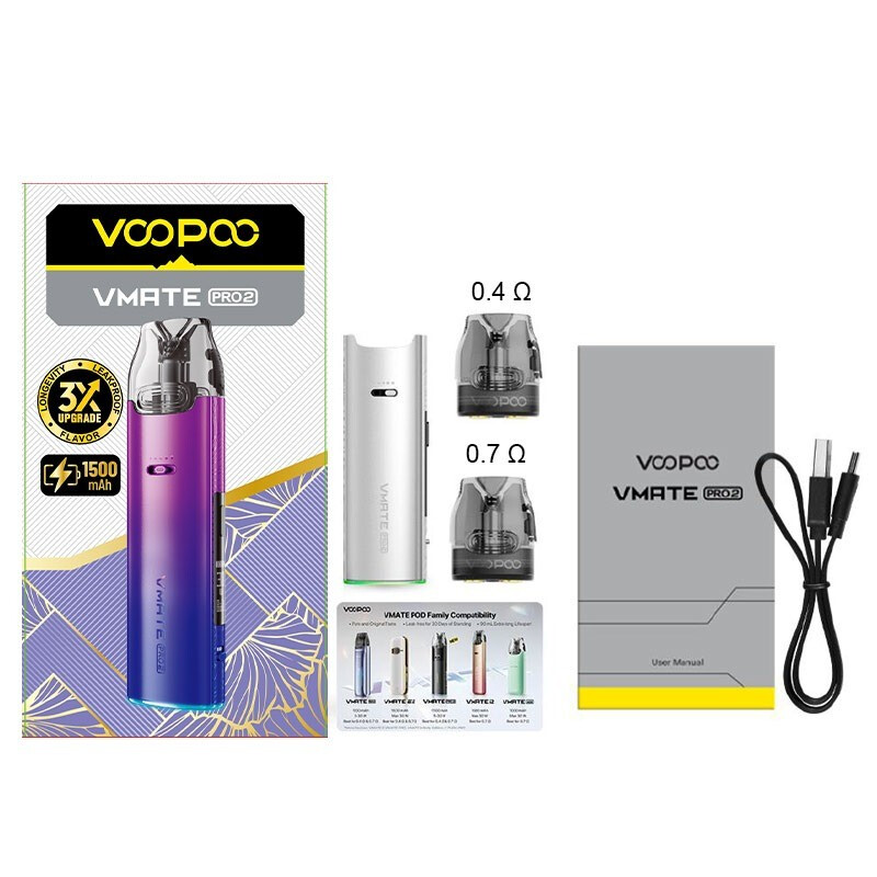 VOOPOO Vmate Pro 2 Pod System Kit 1500mAh 30W, изображение 4