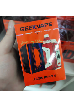 Geek Vape Aegis Hero 5 Red White (Красно Белый), изображение 2