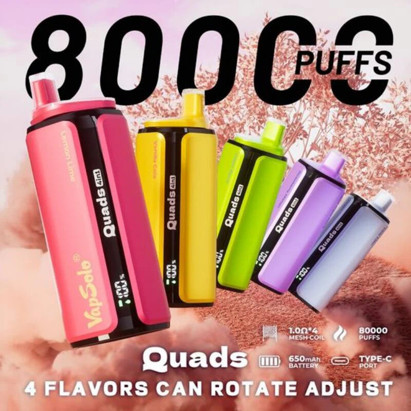 Vapsolo Quads 80K – 80000 затяжек, изображение 2