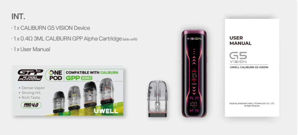 Uwell Caliburn G5 Vision, изображение 2